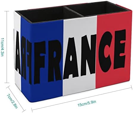 Француски знаме ПУ кожени моливи за моливи на мултифункционални садови за садови за садови за канцеларија за канцелариски дом за канцелариски
