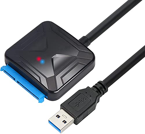 VCOM SATA ДО USB 3.0 Адаптер Кабел за 2.5/3.5 Инчен HDD И SSD, USB До SATA Адаптер 3.5 Инчен Sata III Хард Диск Адаптер Кабел