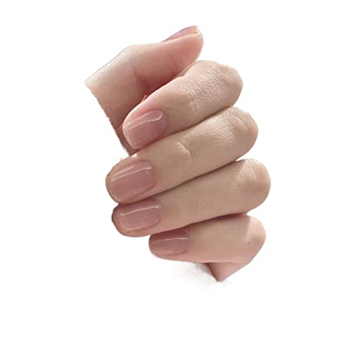 Притиснете На ноктите лепенка за маникир aut носете еднобојно парче нокти ултра тенки лажни нокти