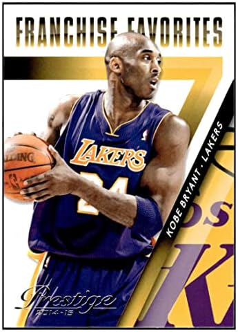 Коби Брајант 2014-15 Омилени франшиза во Панини Престиж #14 Лејкерс НМ-МТ НБА кошарка