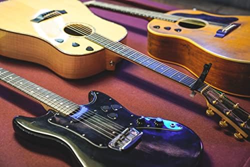 Tik Pik 6-Pack гитара за акустични и бас гитари | Изборот што се држи | Црн среден мерач