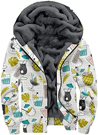 Дудубаби Персонализирано случајно печатење со долг ракав Зимпер џемпер густ памучен костум зима