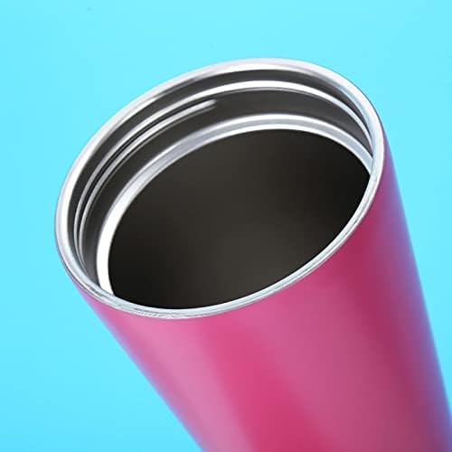 Двоен слој, не'рѓосувачки челик, преносна изолација за изолација, креативна слама чаша издржлива боја 750 ml