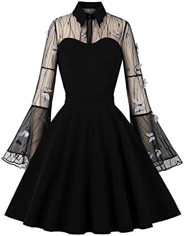 Slit Maxi фустан карневале нови жени црна чипка вез за шиење темперамент замав Алин летни фустани за