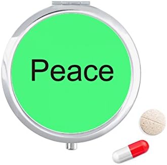 Мировен Збор Инспиративен Цитат Изреки Пилула Случај Џеб Медицина Кутија За Складирање Контејнер Диспензерот