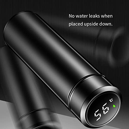 500 ml паметно изолација чаша вакуумско шише термос 304 минималистичко шише со вода од не'рѓосувачки челик LCD дигитален екран