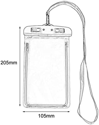 Документ Случај Отворено Патување Пливање Пакет Телефон Торба Запечатени Прозрачна Ноќ Водоотпорен Торба Случај Додатоци