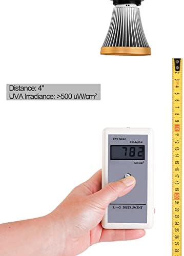 MAINENGV УВБ Сијалица за Влекачи &засилувач; Водоземци, 8508 LED Светилка СО УВ Светлина