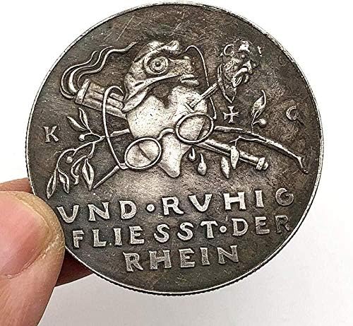 1917 Скитници Монета Скелет Двојка Бакар Старо Сребро Комеморативна Монета Кописувенир Новина Монета Подарок