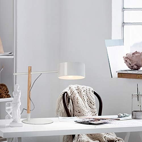 Guocc модерна ламба за ноќна ноќ, креативна топла модна личност во кревет, железна ламба, студија за спална соба декоративна маса за ламба за