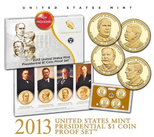 2013 САД Ковачница Претседателски Монета Доказ Постави Оригинални Владини Пакување