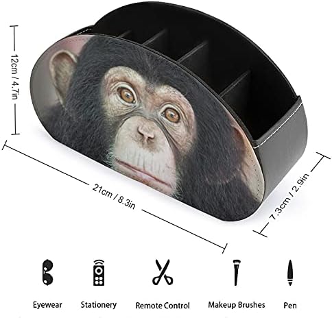 Држач за далечински управувач за лиценца на шимпанзо, организатор на десктоп за складирање на кутија за канцелариски материјали
