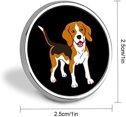 Пинови за копче на Beagle за ранец тркалезни иглички со значки за пинови за слатки за забавни украси за забави