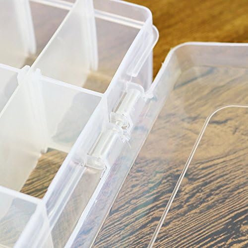 36 мрежи за пластична кутија за складирање прилагодлива за делител Организатор за накит