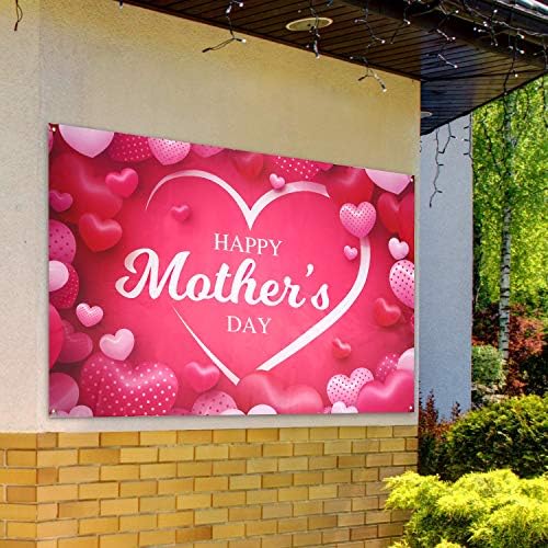 Среќен Ден На Мајката Банер Позадини Позадини Денот На Мајката Декорација За Фотографија Денот На Мајката Партија Декор Денот На Мајката