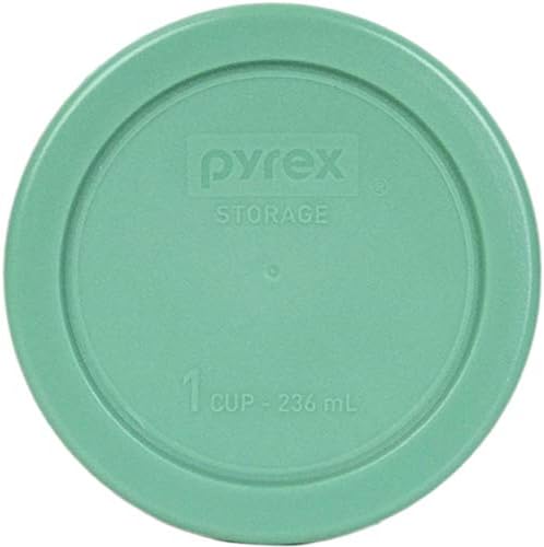 Пирекс 7202-КОМПЈУТЕР 1 Чаша Сино Црвено Зелен Круг Пластичен Капак - 3 Пакет