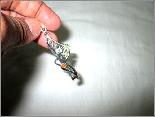 Пепеница од метална чакра од пеперутка Мет Заврши 2 инчи приближно. Чи А ++ врвно одделение за лекување духовна божествена индиска