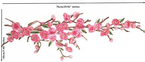 1 парчиња цвеќиња од слива, везена лепенка чипка од чипка Venise Applique Motif Trimming ScrapBooking додатоци за шиење занает T1428