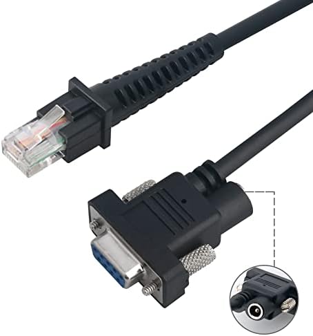 Сериски кабел за скенер за баркод RS232 Компатибилен со DataLogic QD2131, QD2430, GD4400, GD4590, GPS4490