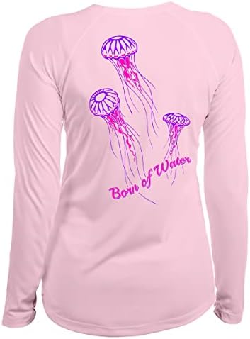 Родена од медуза од медуза нуркачка кошула: женски UV UPF+ 50 долг ракав