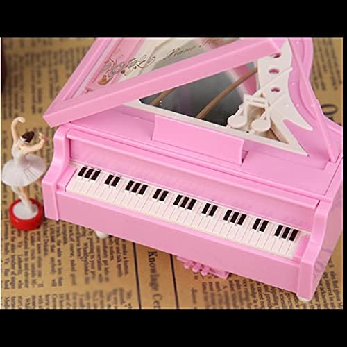 Се прашувам мене романтична пијано модел музичка кутија балерина музички кутии дома декорација роденденски подарок за свадба (боја: бизарна
