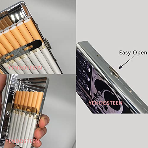 Сребрена Кутија За Цигари Од Нерѓосувачки Челик, Џет Скај Формирање Млаз Професионален Држач За Визит-Картички