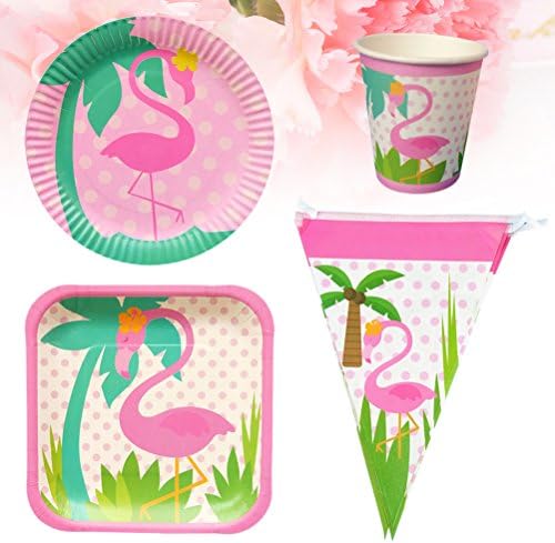 Sosoport 12pcs Flamingo Sweernet Setter Coco Model хартија