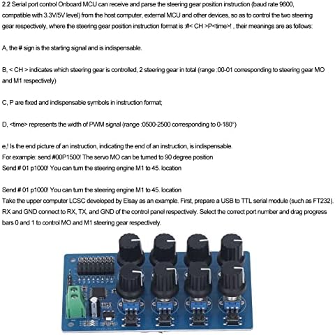 Омабета 8 Начин Управувач Контролер, Одборот STM32 LED Индикатор 8 Канал Серво Контролер Точни 2 Режими За Одржување