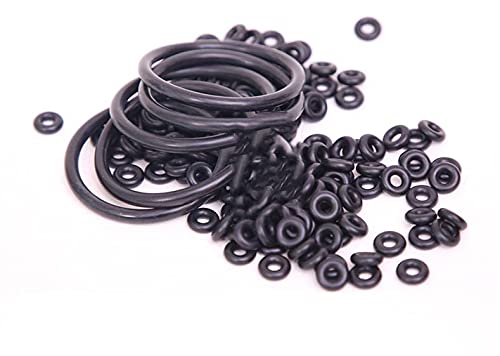 10 парчиња 5,7мм со дијаметар на жица со црна нитрил бутадиен гума НБР прстен водоотпорен изолација гума лента 48-65мм надворешен дијаметар