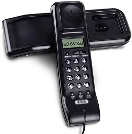 Телефонски телефон, ретро фиксна линија во западен стил, со дигитално складирање, монтиран wallид, функција за намалување на бучавата за домови