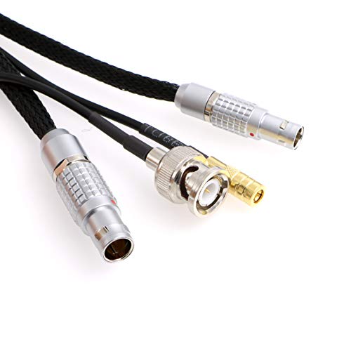 Aconnect Главен кабел со кабел BNC-SMB за Arri Trinity JOYSTICK BNC MALE до SMB женски и 1B 8 игла до 0B 7 пински кабел комплет