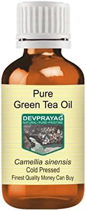 Devprayag чисто зелен чај масло Природно терапевтско одделение ладно притиснато 5мл