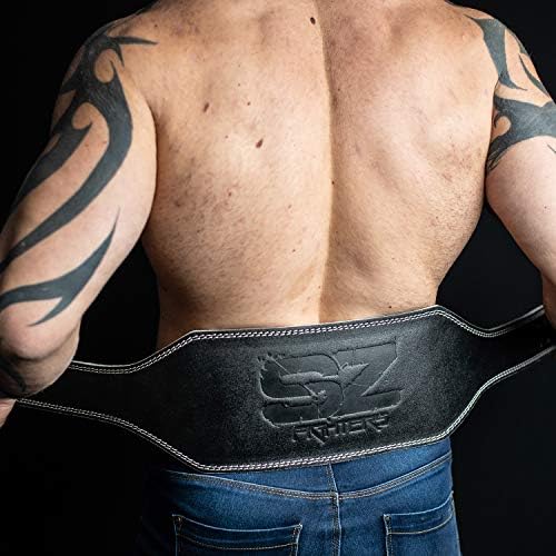 SZ Fighters Limited Edition Belt for Powerlifting, вежбање во теретана, фитнес, бодибилдинг, вкрстена обука - 6 инчи - Man & Women -