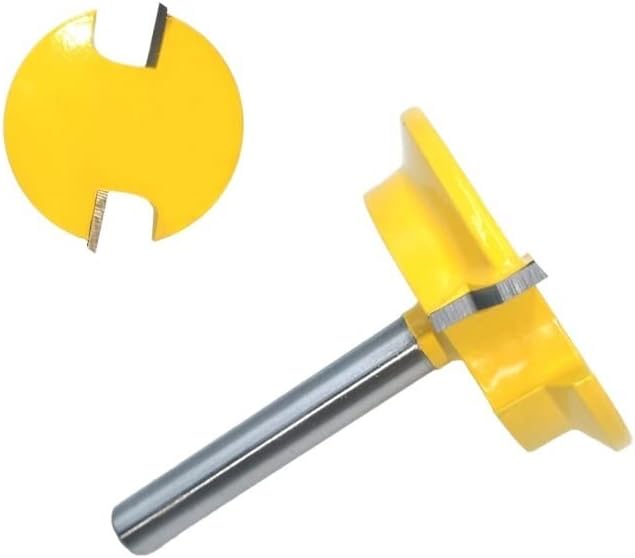 Jrenbox рутер парчиња 8мм директно фиоки за обликување на фиоки за бит фиока за заклучување на тенон нож приклучок дрво мелење сечење врата од