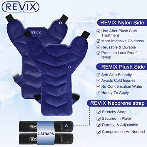 РЕВИКС рамената ледена пакет ротаторска манжетна ладна терапија и голем мраз пакет за олеснување на болката во грбот и рамото