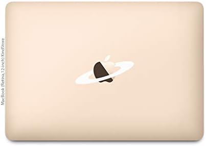 Kindубезна продавница MacBook Pro 13/15 /12 Налепница за налепници MacBook Saturn Ring Galaxy Space Planet White M838-W