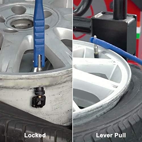 Алатка за инсталирање/отстранување на вентилот за автоматска гума за гуми, алатка за поправка на вентилот за гуми со вградена алатка за вентил,