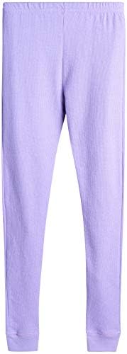 Сет за термички долна облека за девојчиња Рене Рофе - 4 парчиња вафли плетени врвни и долги nsонс