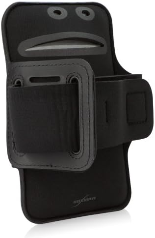 Boxwave Case компатибилен со LG Tribute Royal - Sports Armband, прилагодлива амбалажа за тренинг и трчање за LG Tribute Royal - Jet Black