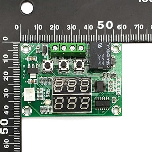 XH-W1219 DC 12V двоен LED дигитален дисплеј термостат Термостат Температура Контролер Регулатор за контрола на контролниот реле NTC Sensor