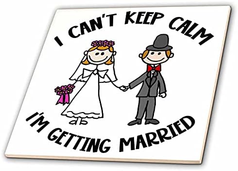 3дроза Смешна Свадба На Невестата И Младоженецот Не Можам Да Останам Смирен Се Венчам-Плочки