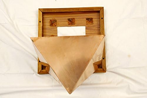 Гиза 51 степени 9 пирамида за бакарна медитација | Рачно изработена и рачно насликана од духовни мајстори | Одлична магнетна и пирамида терапија
