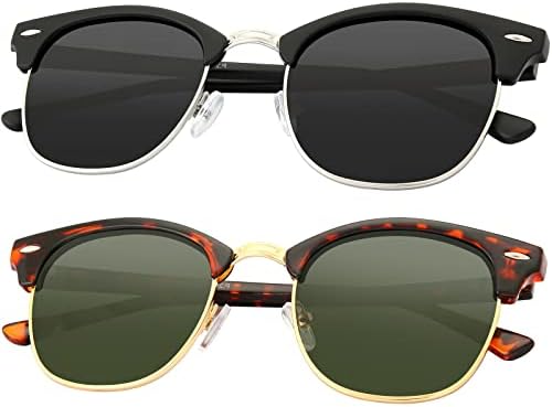 Winlove Поларизирана очила за сонце мажи и жени УВ заштита Класични очила за сонце TR90 рамка UV400 Заштита за заштита на сонцето