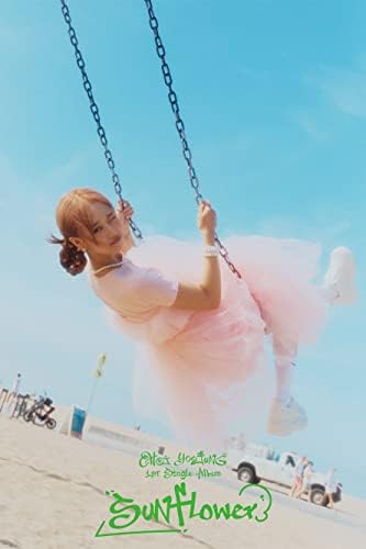 Dreamus Weki Meki Choi Yoojung Sunflower 1 -ви единечен албум Платформа за верзија на картичка за картички+PVC Photocard албум+Photocard+брошура