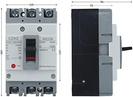 SNKB YCM7-125S/3300 3P 125A AC400V 15KA MCCB обликуван случај на прекинувач за соларни прекинувачи