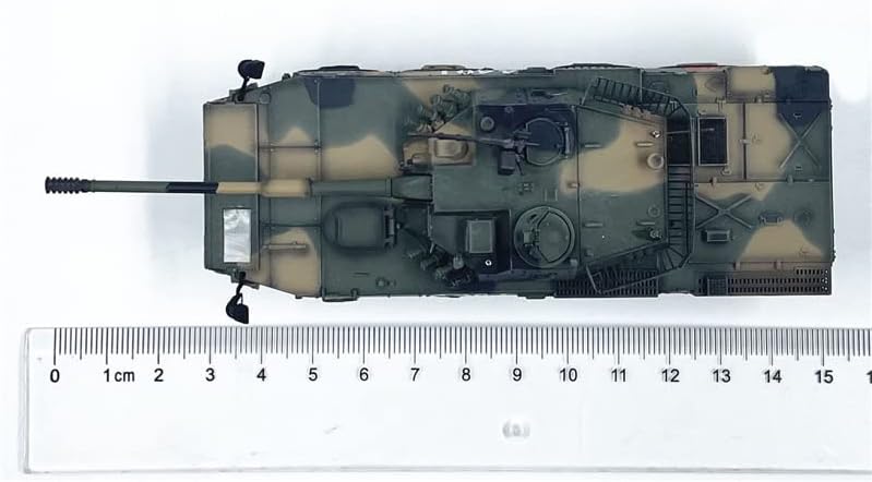 За Unistar China ZTL-11 Wheeled Assault Gun Jungle Tricolor 1/72 Diecast резервоар претходно изграден модел