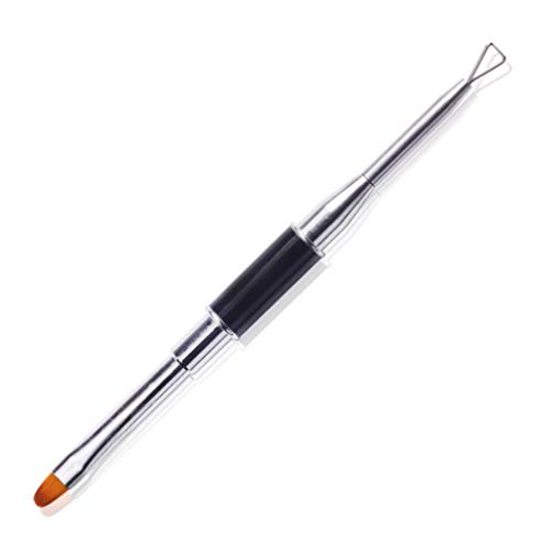 Алатка за пенкало за нокти од 2 парчиња двојно челик со двојно, насликано двојно пенкало авион, двојно краен пенкало за леб