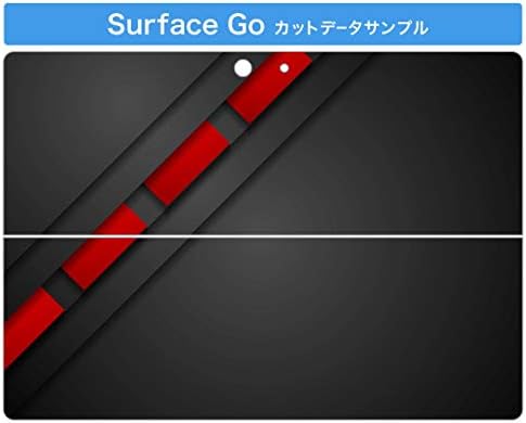 Декларална покривка на IgSticker за Microsoft Surface Go/Go 2 Ултра тенки заштитни налепници на телото на налепници 008515 црна црвена