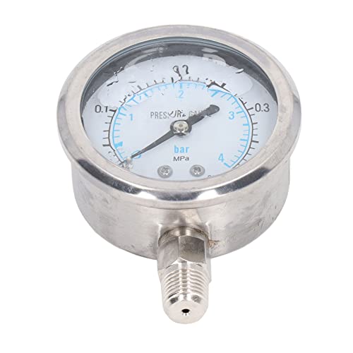 Мерач на притисок, вакуумски мерач, мултифункционален, отпорен на радијална корозија и шок за домашна употреба 0 ~ 0,4MPa