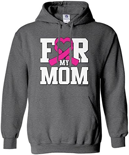 The ThreadRock Women's Women's My My Mom My Cance Cancer Cancer Hoodie Sweatshirt